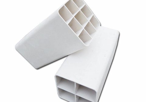 Square Pvc Electrical Conduit GridTube Pipe